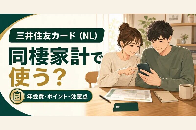 三井住友カード（NL）は同棲生活に向く？メリット・注意点と家計管理の使い方